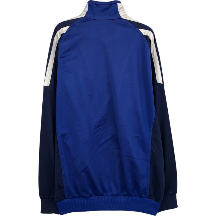 00'S adidas jersey track jacket, men's size L unclear blue type Vintage Second Hand