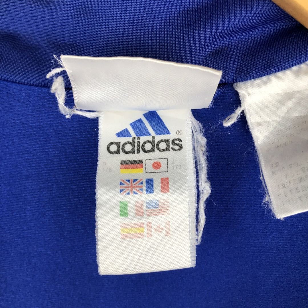 00'S adidas jersey track jacket, men's size L unclear blue type Vintage Second Hand