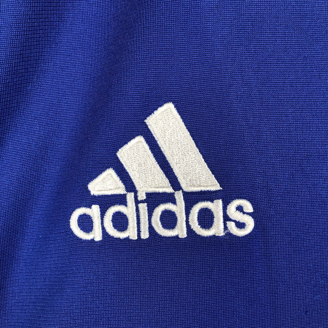 00'S adidas jersey track jacket, men's size L unclear blue type Vintage Second Hand