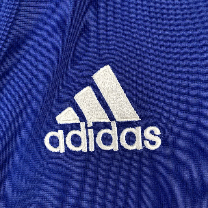 00'S adidas jersey track jacket, men's size L unclear blue type Vintage Second Hand