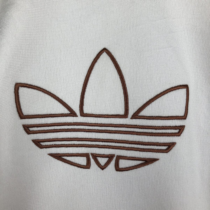 Adidas Originals Jersey Track Jacket, Men's XXL polyester white type Vintage Second Hand