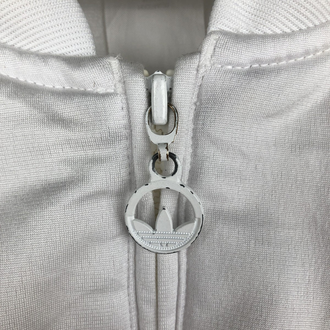 Adidas Originals Jersey Track Jacket, Men's XXL polyester white type Vintage Second Hand