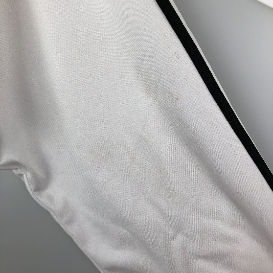 Adidas Originals Jersey Track Jacket, Men's XXL polyester white type Vintage Second Hand