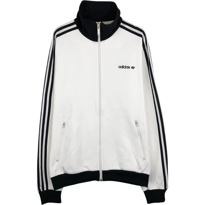 00'S adidas Originals Jersey Track Jacket Men's Size L cotton white type Vintage Second Hand