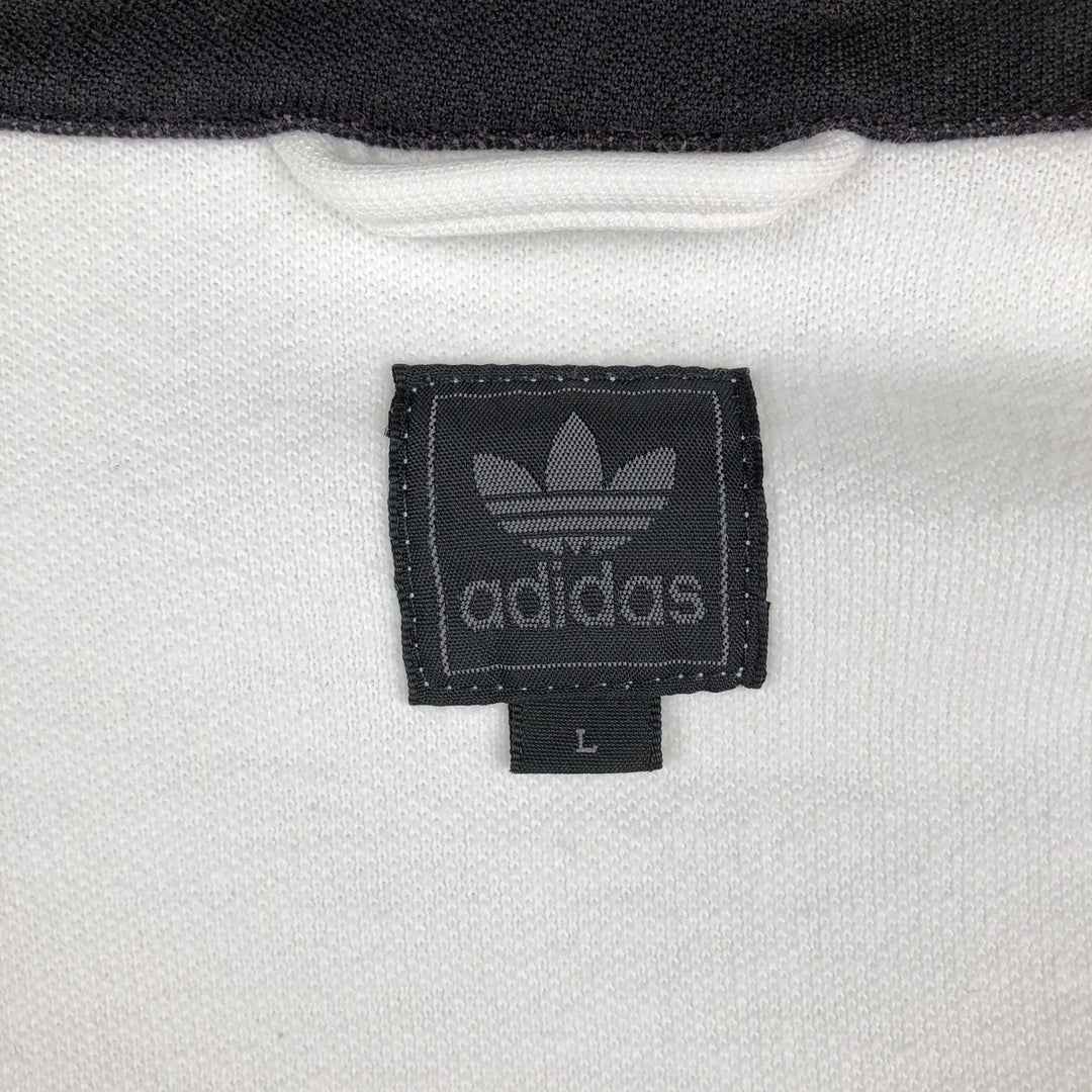 00'S adidas Originals Jersey Track Jacket Men's Size L cotton white type Vintage Second Hand