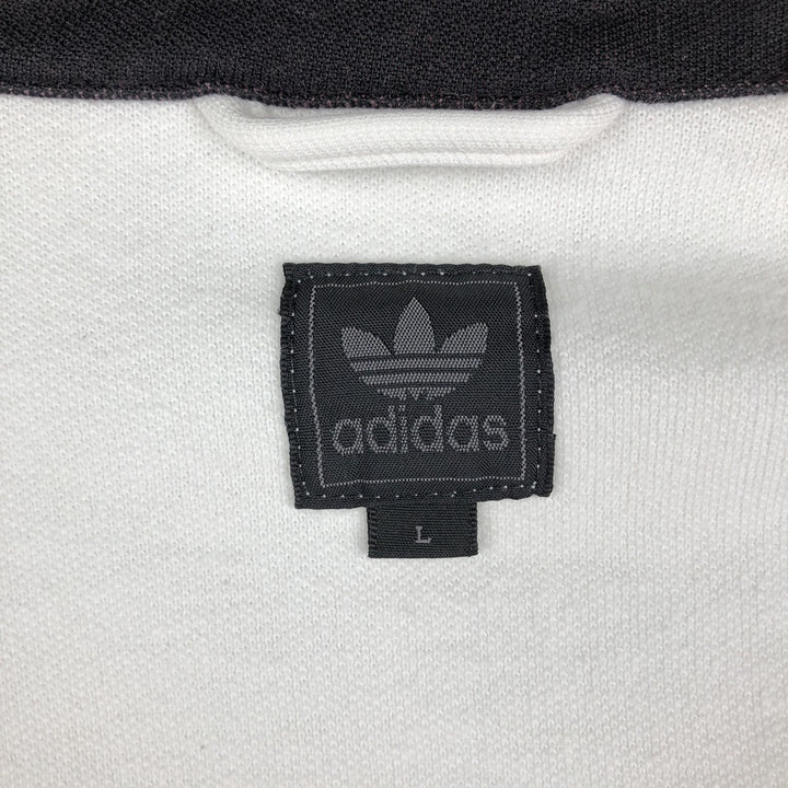 00'S adidas Originals Jersey Track Jacket Men's Size L cotton white type Vintage Second Hand