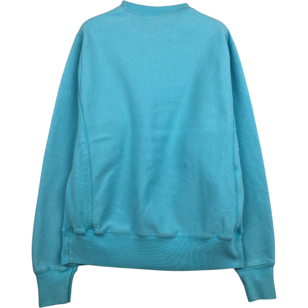Champion REVERSE WEAVE One-Point Logo Sweatshirt (Women's Size S) cotton Blue type light blue Vintage Second Hand