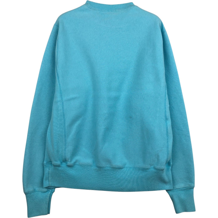 Champion REVERSE WEAVE One-Point Logo Sweatshirt (Women's Size S) cotton Blue type light blue Vintage Second Hand