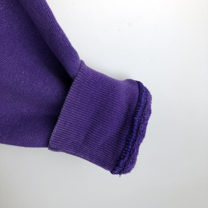 Champion Reverse Weave Embroidered Tag One-Point Logo Sweatshirt, Made in USA, Women's Size L (approx.) cotton purple type Vintage Second Hand