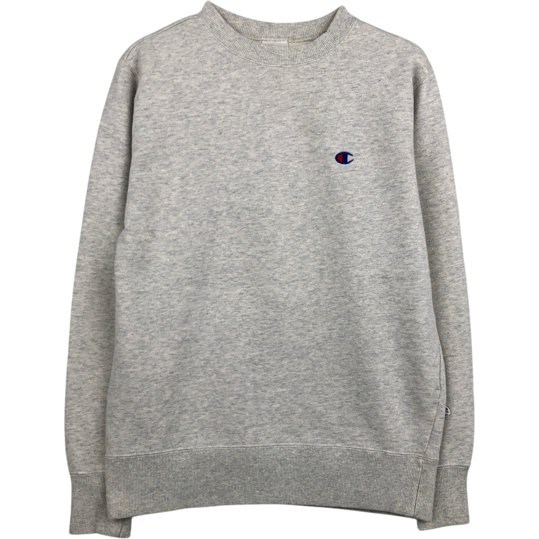 Champion One-Point Logo Sweatshirt (Women's Size M) unclear gray type Vintage Second Hand