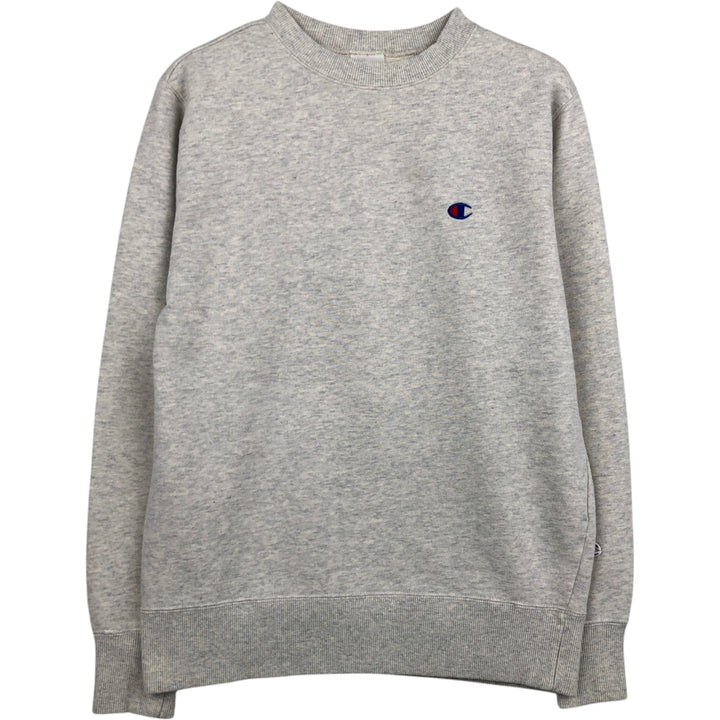 Champion One-Point Logo Sweatshirt (Women's Size M) unclear gray type Vintage Second Hand