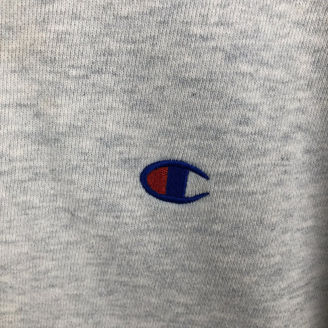 Champion One-Point Logo Sweatshirt (Women's Size M) unclear gray type Vintage Second Hand