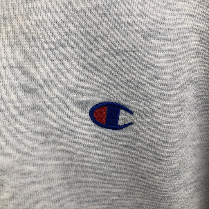 Champion One-Point Logo Sweatshirt (Women's Size M) unclear gray type Vintage Second Hand