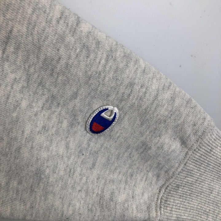 Champion One-Point Logo Sweatshirt (Women's Size M) unclear gray type Vintage Second Hand