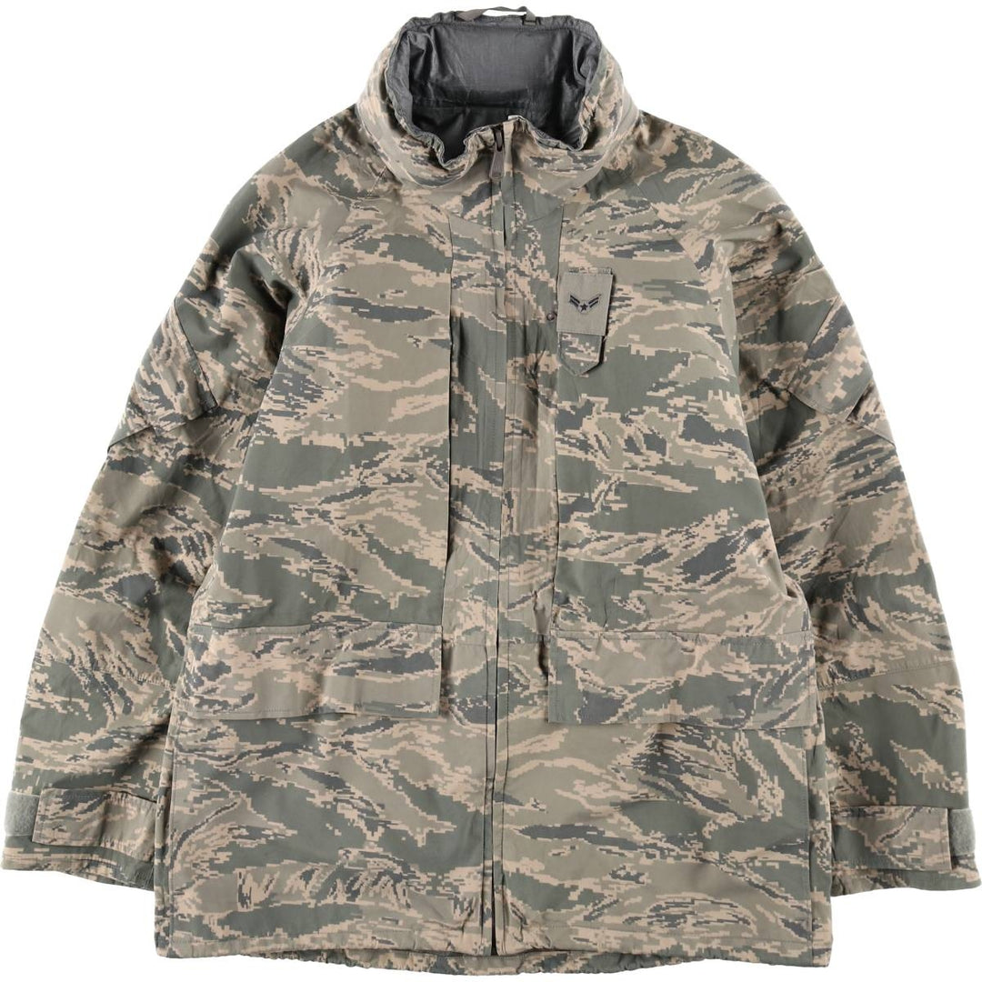 Genuine US military issue ABU camouflage pattern digital tiger camo military Gore-Tex parka, made in USA, MEDIUM SHORT (equivalent to men's M). unclear Khaki type Vintage Second Hand