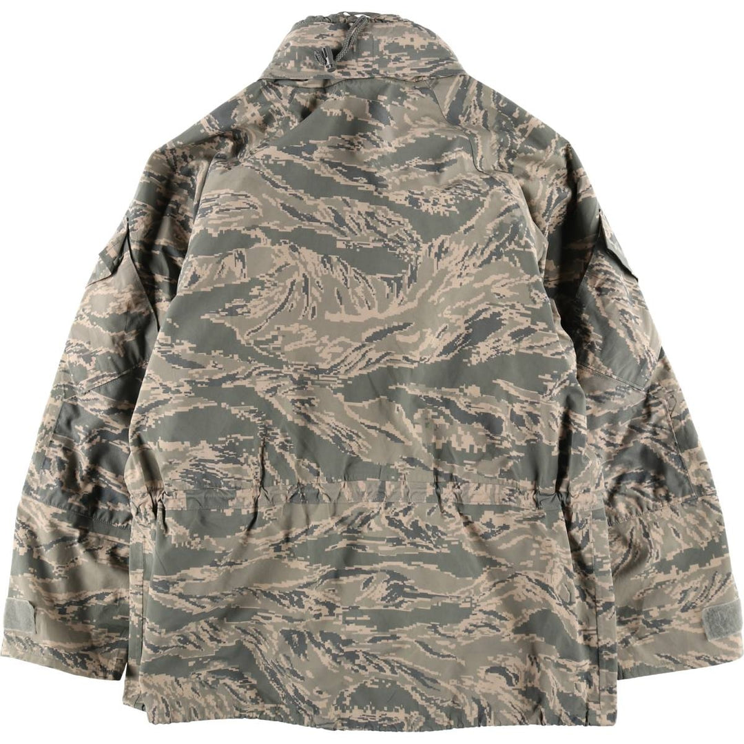 Genuine US military issue ABU camouflage pattern digital tiger camo military Gore-Tex parka, made in USA, MEDIUM SHORT (equivalent to men's M). unclear Khaki type Vintage Second Hand