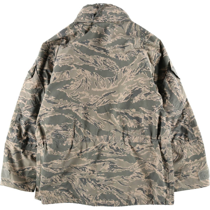 Genuine US military issue ABU camouflage pattern digital tiger camo military Gore-Tex parka, made in USA, MEDIUM SHORT (equivalent to men's M). unclear Khaki type Vintage Second Hand