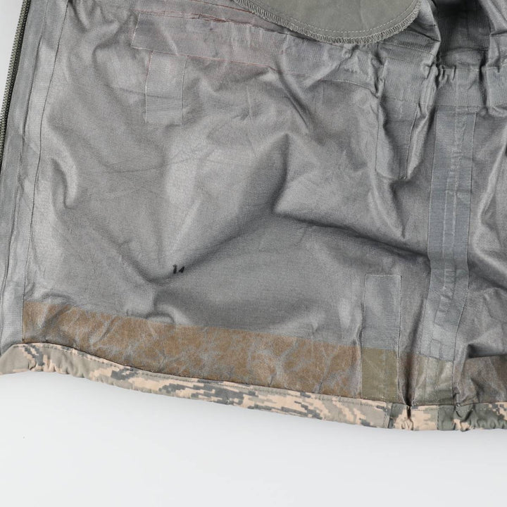 Genuine US military issue ABU camouflage pattern digital tiger camo military Gore-Tex parka, made in USA, MEDIUM SHORT (equivalent to men's M). unclear Khaki type Vintage Second Hand