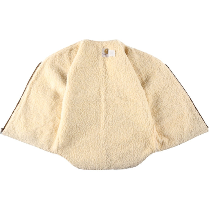 80s-90'S Carhartt 6SV Duck Vest, Made in USA, Men's Size M (approx.), Vintage cotton Beige type Vintage Second Hand