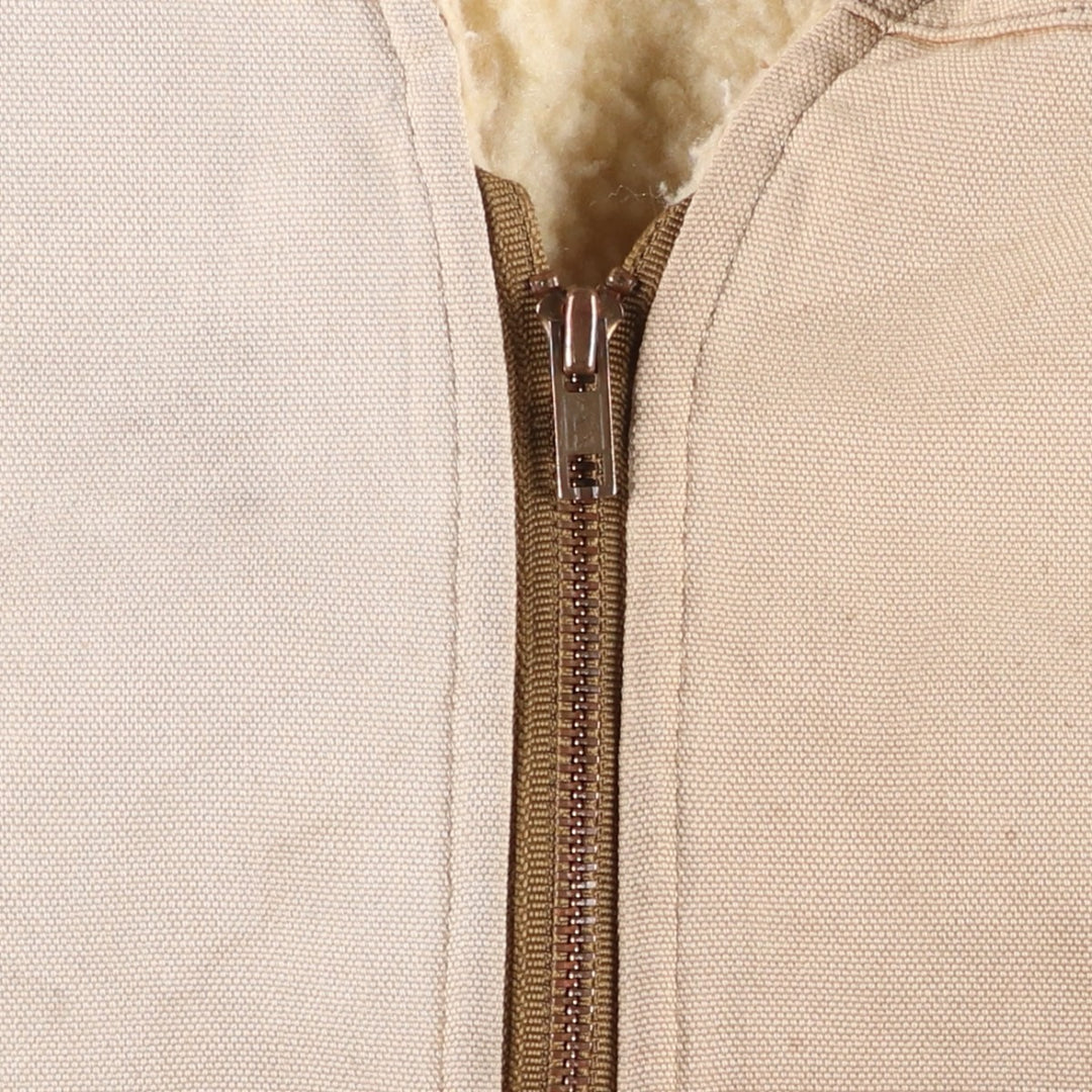 80s-90'S Carhartt 6SV Duck Vest, Made in USA, Men's Size M (approx.), Vintage cotton Beige type Vintage Second Hand