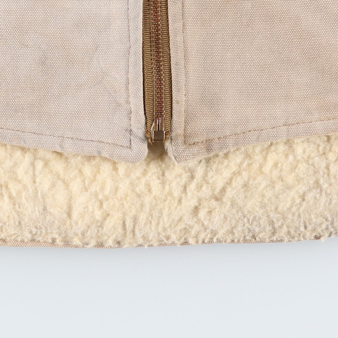 80s-90'S Carhartt 6SV Duck Vest, Made in USA, Men's Size M (approx.), Vintage cotton Beige type Vintage Second Hand
