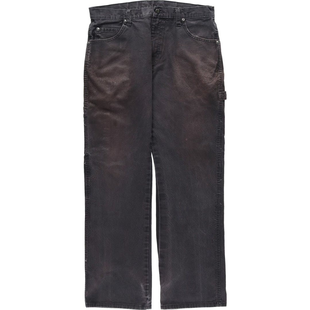 Dickies Black Denim Painter Pants, Men's Size W34 (approx.) cotton black type Vintage Second Hand