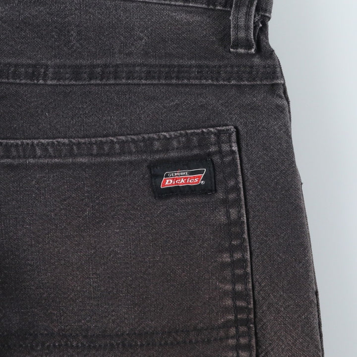 Dickies Black Denim Painter Pants, Men's Size W34 (approx.) cotton black type Vintage Second Hand