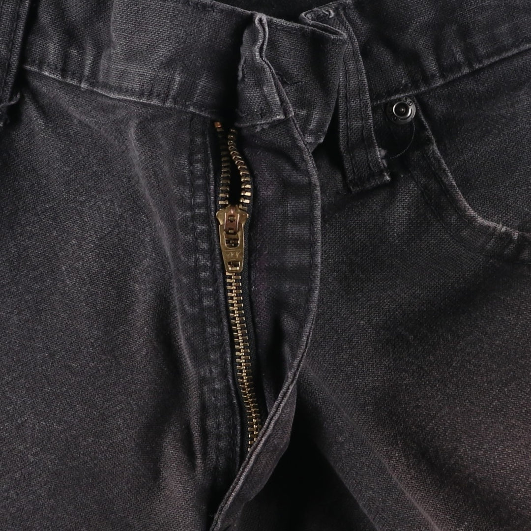 Dickies Black Denim Painter Pants, Men's Size W34 (approx.) cotton black type Vintage Second Hand