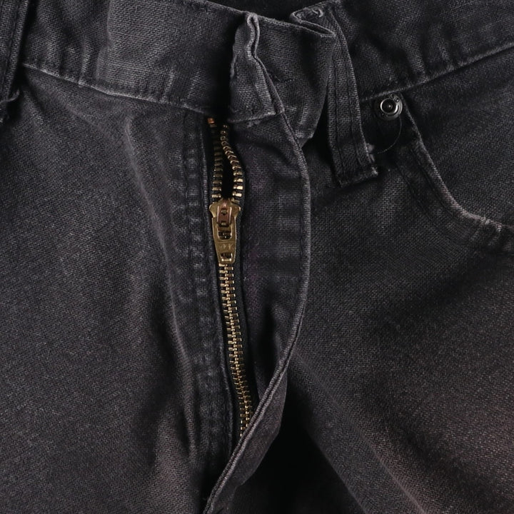 Dickies Black Denim Painter Pants, Men's Size W34 (approx.) cotton black type Vintage Second Hand