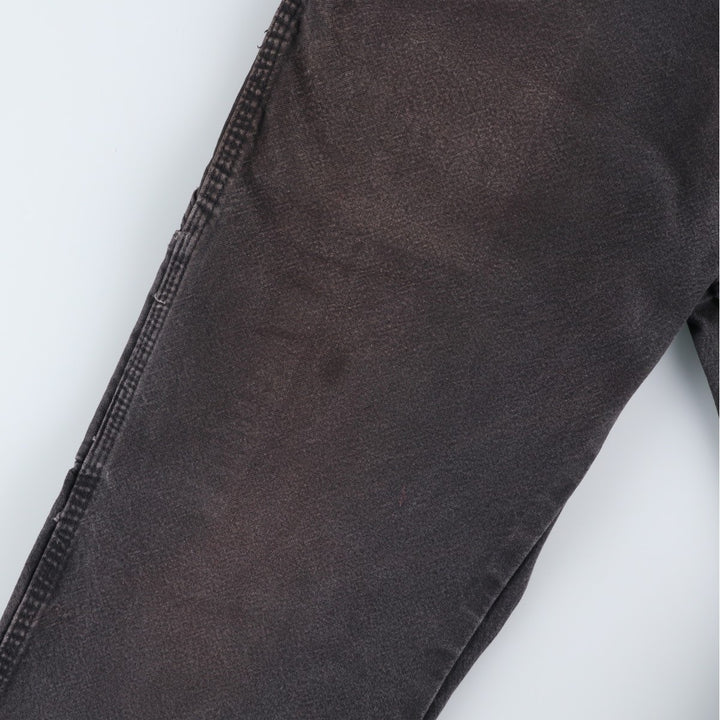 Dickies Black Denim Painter Pants, Men's Size W34 (approx.) cotton black type Vintage Second Hand