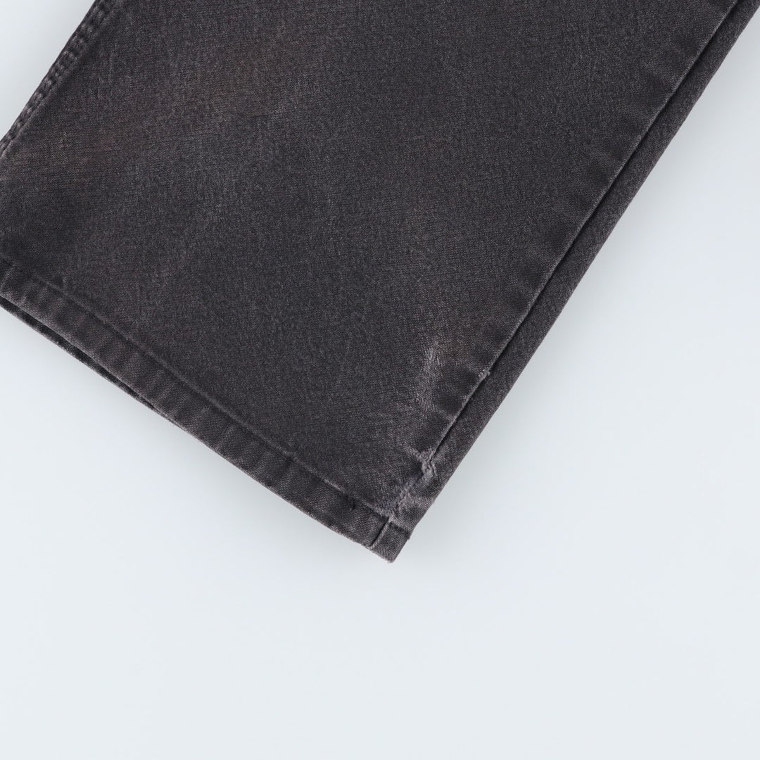 Dickies Black Denim Painter Pants, Men's Size W34 (approx.) cotton black type Vintage Second Hand
