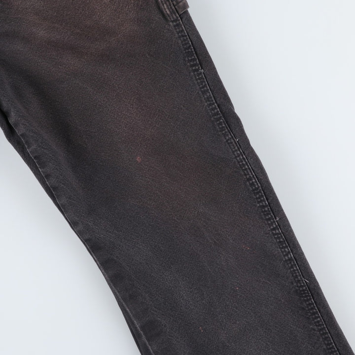 Dickies Black Denim Painter Pants, Men's Size W34 (approx.) cotton black type Vintage Second Hand