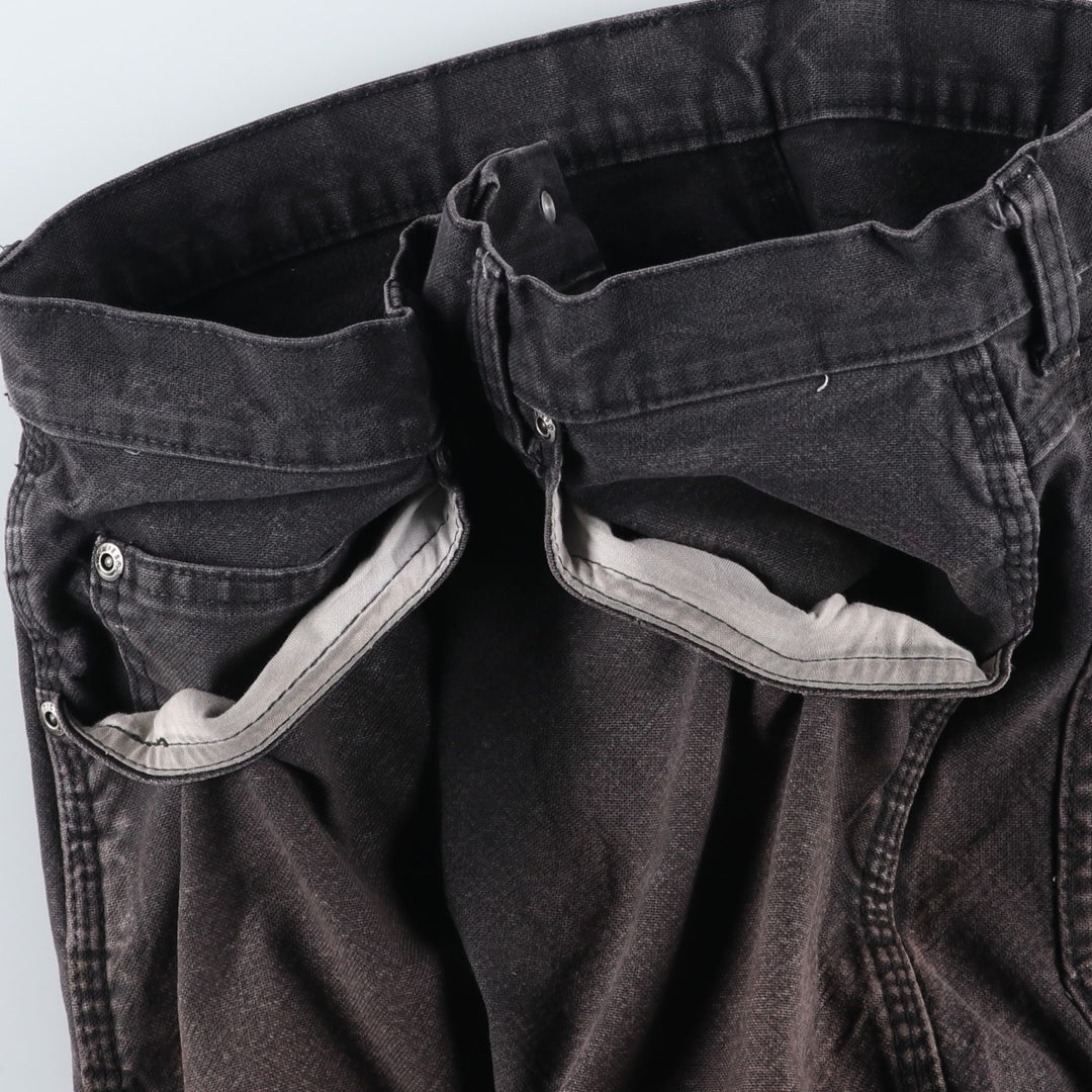 Dickies Black Denim Painter Pants, Men's Size W34 (approx.) cotton black type Vintage Second Hand