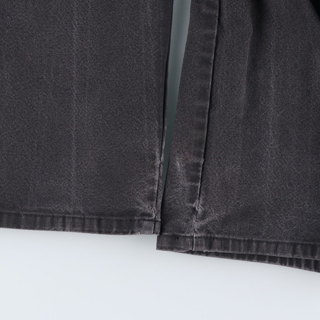 Dickies Black Denim Painter Pants, Men's Size W34 (approx.) cotton black type Vintage Second Hand