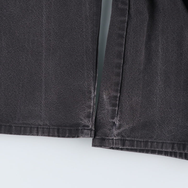 Dickies Black Denim Painter Pants, Men's Size W34 (approx.) cotton black type Vintage Second Hand