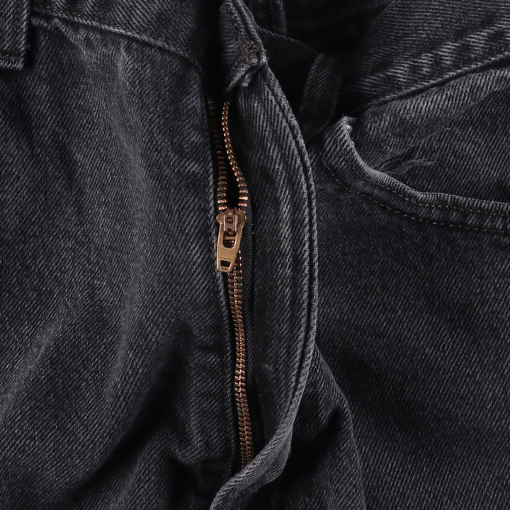 2000'S Levi's 505 Regular Fit Black Denim Tapered Denim Pants, Men's Size 36 cotton black type Vintage Second Hand