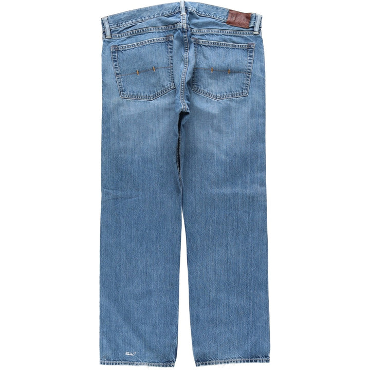 Ralph Lauren POLO RALPH LAUREN Straight Denim Pants, Men's Size W39 (approx.) cotton blue type Vintage Second Hand