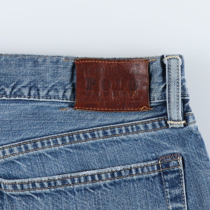 Ralph Lauren POLO RALPH LAUREN Straight Denim Pants, Men's Size W39 (approx.) cotton blue type Vintage Second Hand
