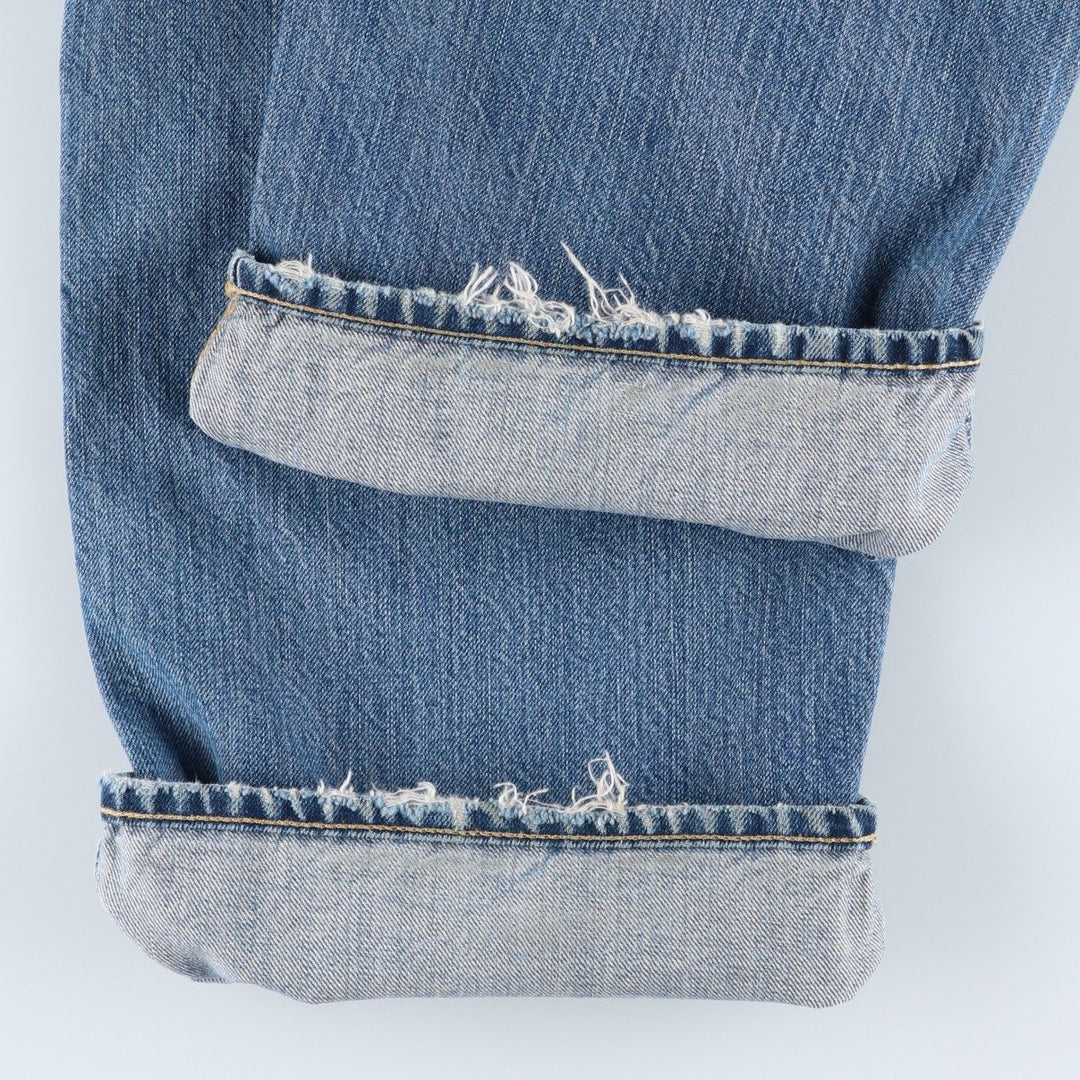 Ralph Lauren POLO RALPH LAUREN Straight Denim Pants, Men's Size W39 (approx.) cotton blue type Vintage Second Hand