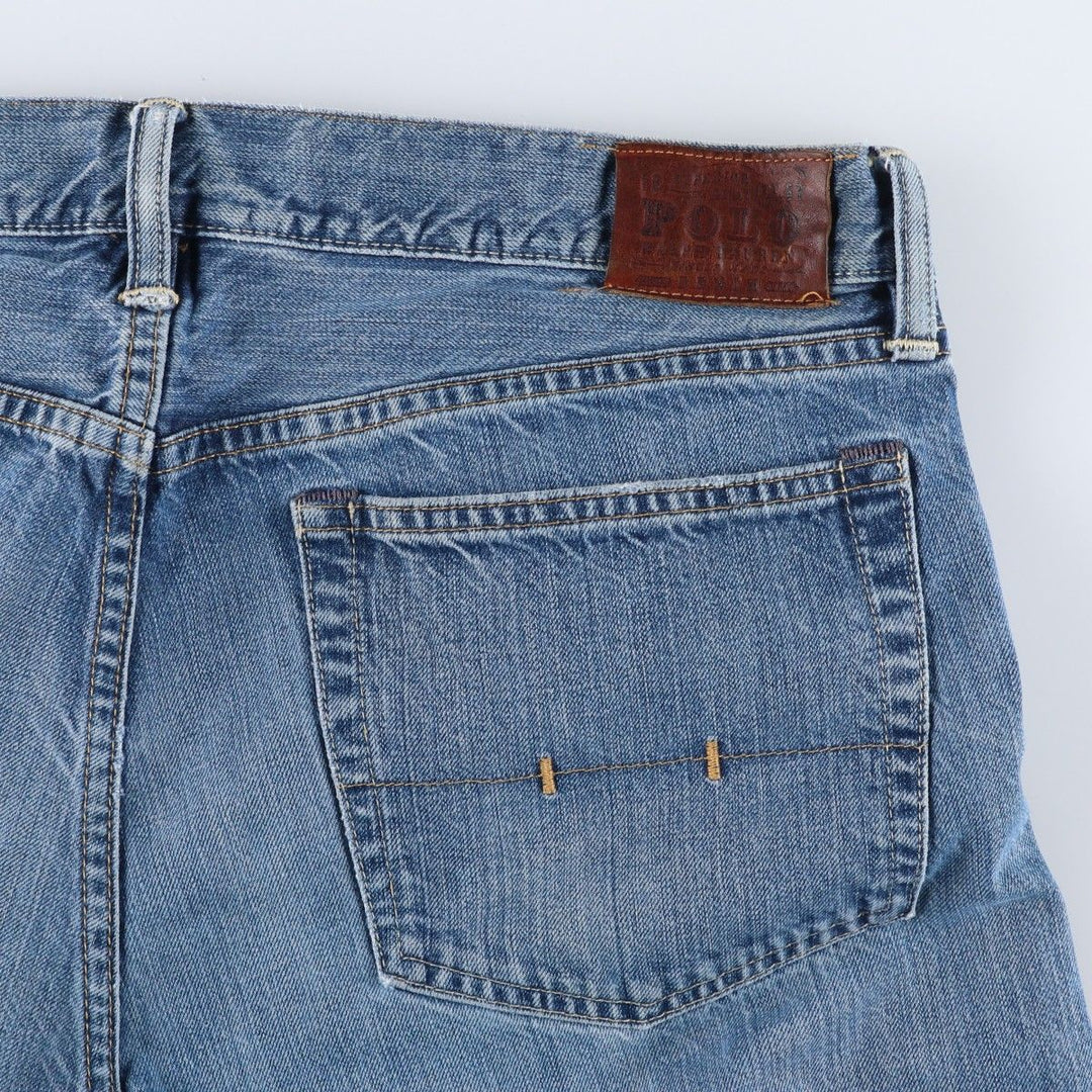 Ralph Lauren POLO RALPH LAUREN Straight Denim Pants, Men's Size W39 (approx.) cotton blue type Vintage Second Hand