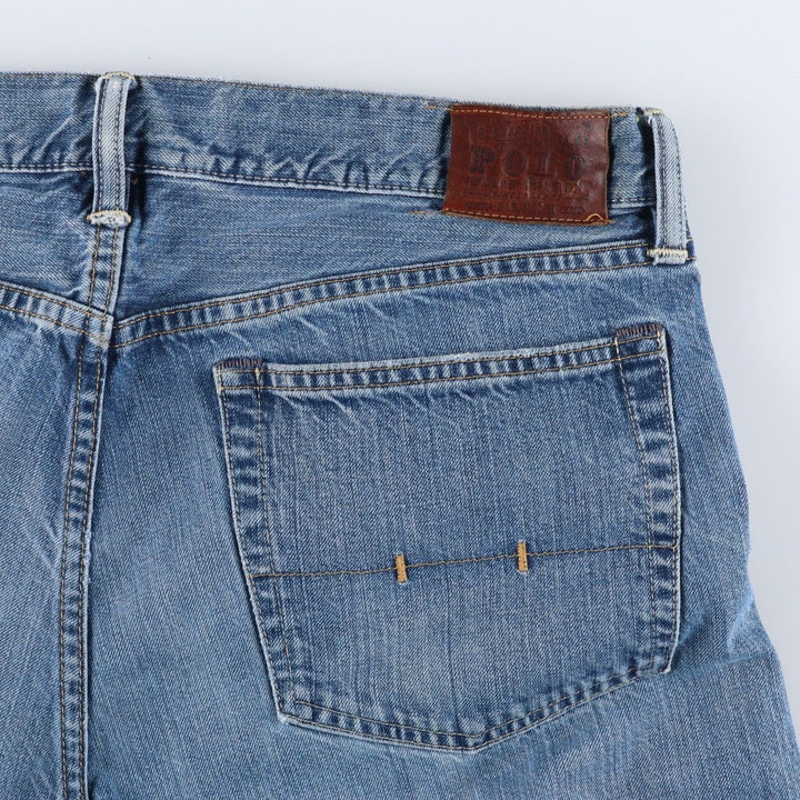 Ralph Lauren POLO RALPH LAUREN Straight Denim Pants, Men's Size W39 (approx.) cotton blue type Vintage Second Hand