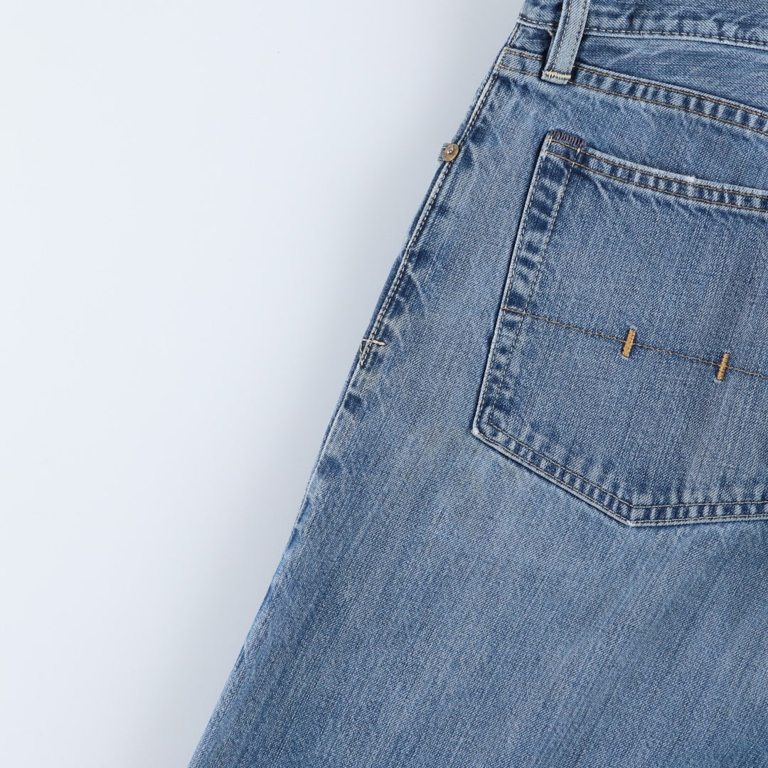 Ralph Lauren POLO RALPH LAUREN Straight Denim Pants, Men's Size W39 (approx.) cotton blue type Vintage Second Hand