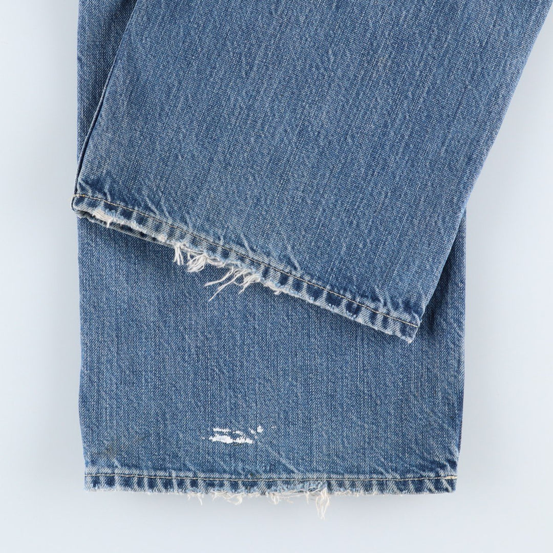 Ralph Lauren POLO RALPH LAUREN Straight Denim Pants, Men's Size W39 (approx.) cotton blue type Vintage Second Hand