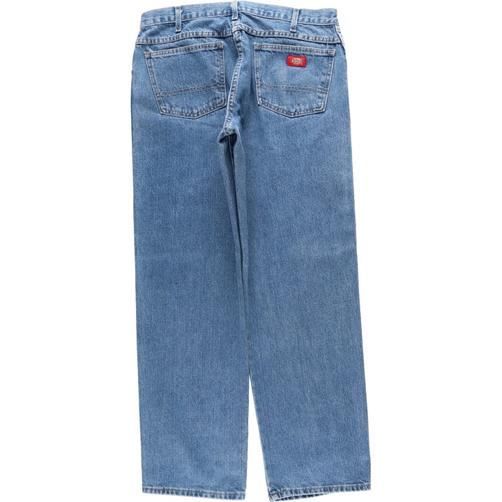 Dickies Straight Denim Pants for Men, W34 equivalent cotton blue type Vintage Second Hand