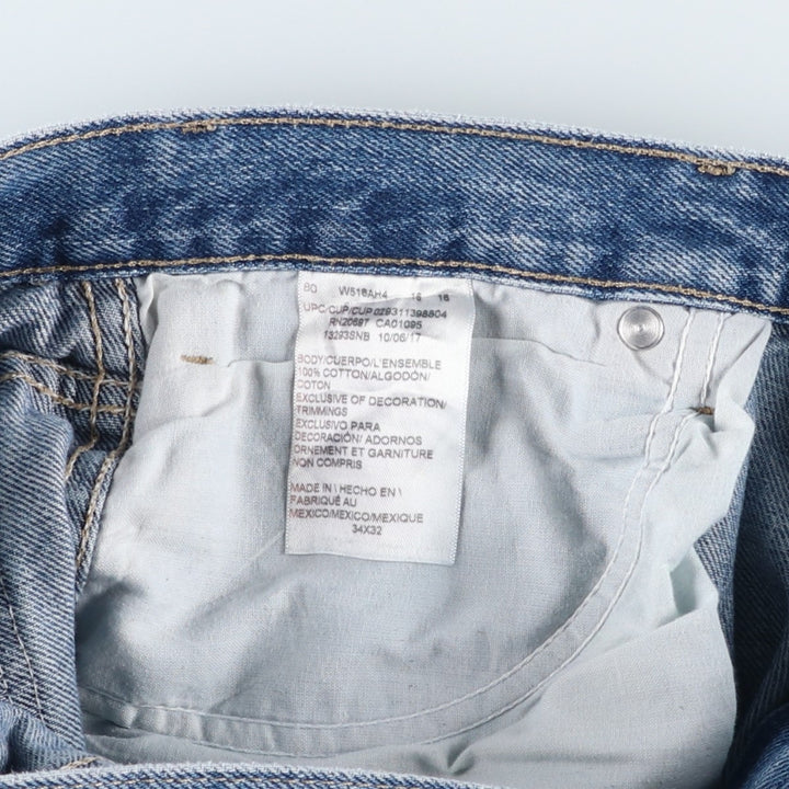 Dickies Straight Denim Pants for Men, W34 equivalent cotton blue type Vintage Second Hand