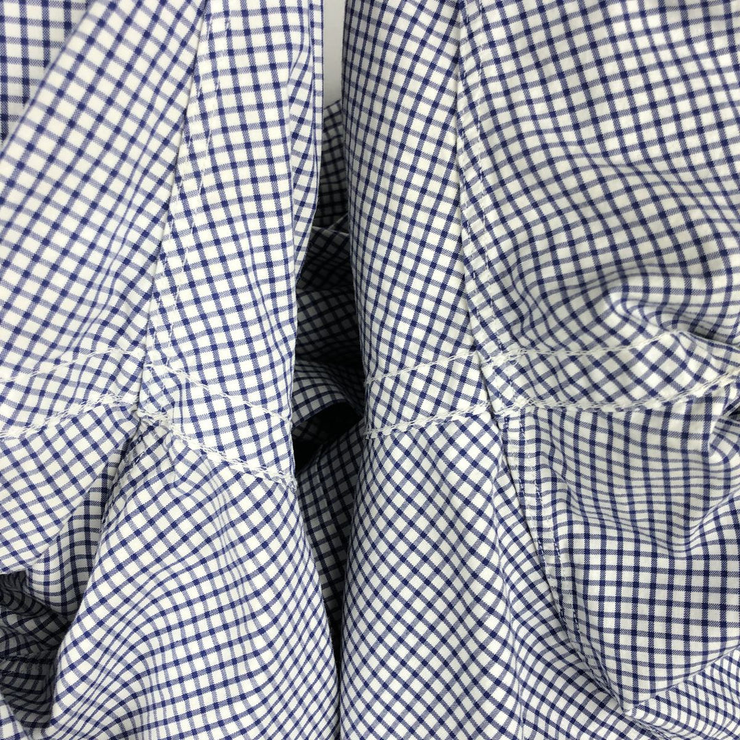 Ralph Lauren Classic Fit Long Sleeve Button Down Check Shirt, Men's Size L cotton white type Vintage Second Hand