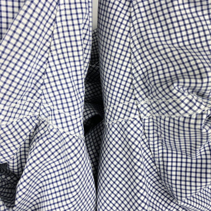 Ralph Lauren Classic Fit Long Sleeve Button Down Check Shirt, Men's Size L cotton white type Vintage Second Hand