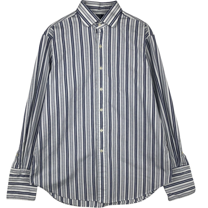Ralph Lauren POLO by Ralph Lauren REGENT CLASSIC FIT Long-Sleeve Cotton Shirt, Men's Size XL (approx.) cotton white type Vintage Second Hand
