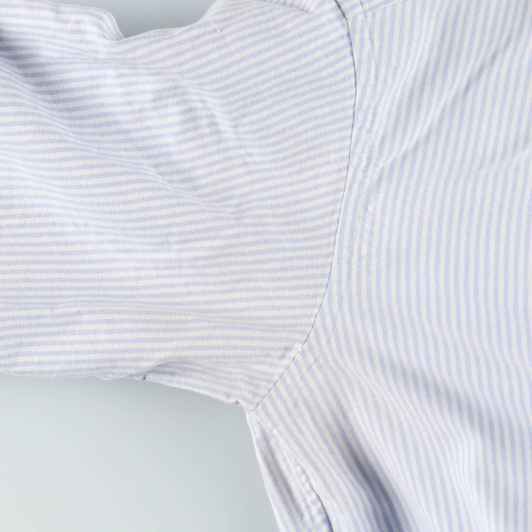 Ralph Lauren CLASSIC FIT Long-Sleeve Button-Down Striped Shirt, Women's Size S (approx.) cotton white type Vintage Second Hand