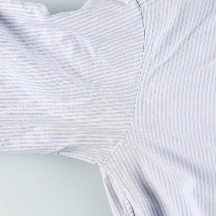 Ralph Lauren CLASSIC FIT Long-Sleeve Button-Down Striped Shirt, Women's Size S (approx.) cotton white type Vintage Second Hand